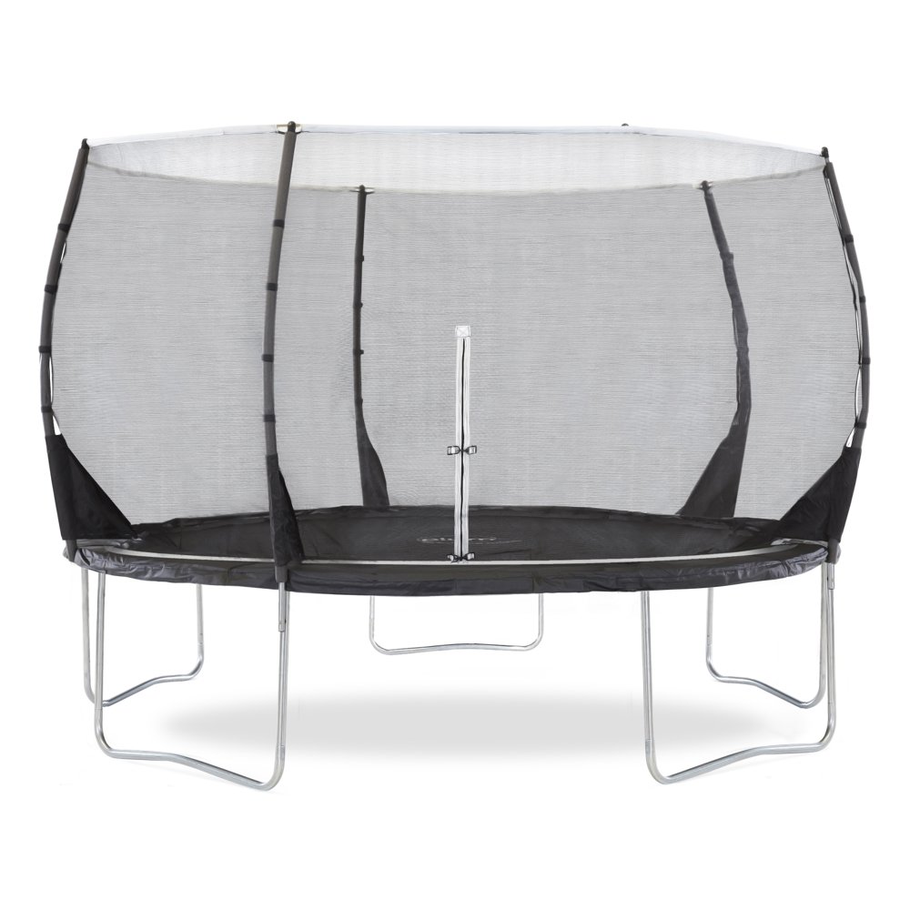 Plum Play Magnitude 12Foot Trampoline, with Safety Enclosure, Black