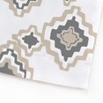 thumbnail image 4 of Driftaway Diamond Thermal/Room Darkening Grommet Unlined Window Curtains, Geometric Trellis Pattern, Set Of Two Panels, Each 52"X84" (Taupe), 4 of 5