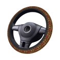 thumbnail image 4 of Elastic Steering Wheel Cover, Library Book Shelf cool vintage Stretch Thickening Car Steering Wheel Cover Women Men, Steering Wheel Protector Universal 15 in, 4 of 7