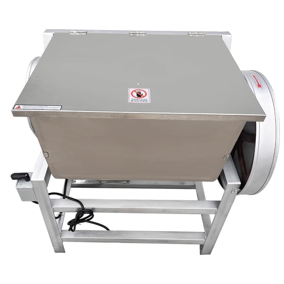 Commercial Dough Mixer 110Lbs Electric Spiral Kneading Machine with 90 Degree Tilt Bucket
