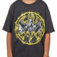 thumbnail image 2 of DC Comics Boys' Batman Vapor Bat Signal Graphic Print Superhero T-Shirt, 2 of 6