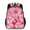 Blue, variant on Black and White Cowhide Print Backpack, Lightweight Casual Daypack with Chest Strap & Water Bottle Pockets, Cowhide Print Sports Travel Bag for Work