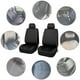 thumbnail image 5 of Protector Universal para Minivan Fundas de cuero PU antideslizantes duraderas lujosas clásicas Negro 4 piezas Sunnimix, 5 of 7