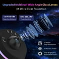 thumbnail image 4 of 4K HD 13-in-1  Projector  Light with Meteor Effects, Ideal for Bedroom, Kids' Room,  Gifts, 4 of 7