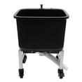 thumbnail image 3 of Portable Utility Sink Laundry Tub with 4 Braked Wheels, Pop-Up Drain, Raised Bottom for Ventilation, and Spacious Tub for Efficient Mop Cleaning and Household Use, 3 of 8