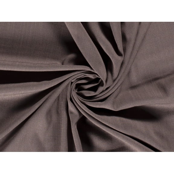 Minerva Stretch Woven Linen Look Viscose Fabric Brown Taupe - per yard