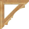 thumbnail image 3 of Ekena Millwork 6"W x 42"D x 42"H Balboa Slat Rough Sawn Bracket, Western Red Cedar, 3 of 4