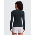 thumbnail image 3 of CRZ YOGA Seamless Long Sleeve Shirts for Women Workout Athletic Running Yoga Tops Breathable Tshirt, 3 of 7