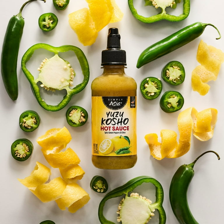 Simply Asia, Yuzu Kosho Hot Sauce, 8.0 fl oz Bottle, Medium Heat