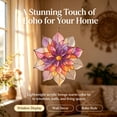 thumbnail image 5 of 6in Suncatcher Window Hanging Decor, Bohemian Flower Colorful Pendant for Home, Garden, Gifts, 5 of 6