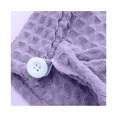 thumbnail image 4 of Toalla de microfibra para el cabello, 2 unidades, mágica, instantánea, para secar el cabello, para mujer, absorbente, de secado rápido, 4 of 5