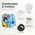 thumbnail image 6 of Xecao's French Bulldog Dog in a Bathtub for a double-layer running short for women, perfect for gym, tennis, and more, featuring a convenient pocket., 6 of 9