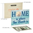 thumbnail image 2 of JennyGems Beach House Decor, Farmhouse Wall Art, Coastal Nautical Decor, Beach Wall Decor Farmhouse Bathroom Signs, Beach Signs Coastal Farmhouse Decor (Home Is Where the Beach Is), 2 of 9