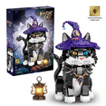 thumbnail image 5 of FLOWER LEGEND Tuxedo Black Cat Building Set, Magic Cat Mini Kit for Teens and Adults, 5 of 6