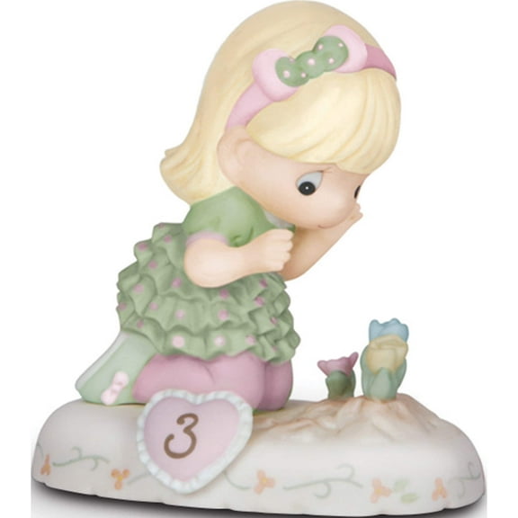 Fashion Precious Moments Growing In Grace Age Three Porcelain Figurine (4.4 X 5.3) Made China gp721