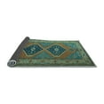 thumbnail image 2 of Ahgly Company Indoor Rectangle Persian Light Blue Traditional Area Rugs, 7' x 10', 2 of 4