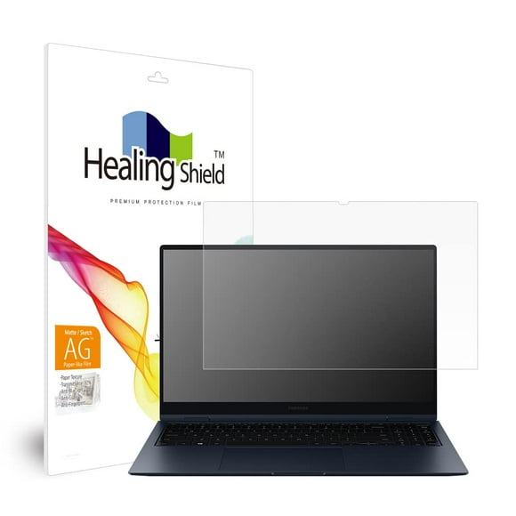 Muellery Healingshield Screen Protector Paper-like Eye Protection Anti Blue Ray Anti Glare Paper Texture Film Compatible with Samsung Galaxy Book Pro 360 15 PHPA1579_laptop