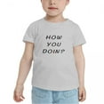 thumbnail image 2 of How You Doin? Cute Toddler Tshirts for Boys Girls (Gray, Youth M), 2 of 5