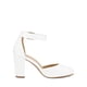 thumbnail image 2 of Zapatos de Tacón Angela para Mujer DREAM PAIRS Blancos con Tacones de 8.5 cm, 2 of 7