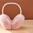 thumbnail image 2 of Yoloke Ear Muffs Winter Women Men Soft Earmuffs Cute Ear Covers Cold Weather Fluffy Ear Warmers Headband Winter Accessories(Pink), 2 of 5