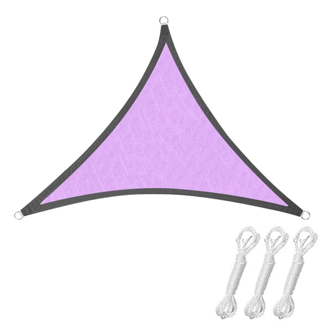 Bloque UV Vela Triangular/rectangular Con Anillo en D para Patio Jardín Trasero