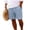 Light Blue, variant on Vhkiploz Plus Size Summer Board Shorts for Men's Drawstring Wide Leg Bermuda Shorts Solid Color Elastic Beachwear with Side Pockets, S-4XL