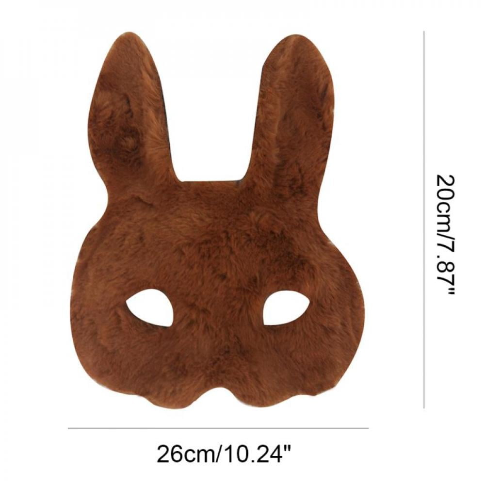 Halloween Rabbit Mask Cartoon Bunny Face Cover Easter Halloween