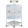 White Corner Parrot Cage