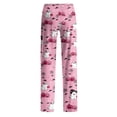 thumbnail image 4 of QWKLEAJ Halloween Pajama Pants Women Loose Fit Elastic Waist Lounge Pants Holiday Party Sleepwear Casual Home Trousers Printed Long Pants Comfy Nightwear Festive Bottoms, 4 of 6