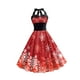 thumbnail image 2 of Vestido de Navidad para mujer Vestidos de fiesta casuales para Halloween Festival Viajes M, 2 of 8