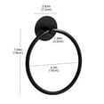 thumbnail image 6 of LShunze Towel Ring for Bathroom, Stainless Steel Hand Towel Holder for Wall Mounted, Heavy Duty Towel Hanger Towel Racks for Bathroom, Kitchen, 6 of 8