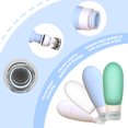 thumbnail image 6 of VODVOB Reusable Silicone Travel Bottles - Loving Heart Dispensing Bottle Containers for Lotion, Shampoo, Baby Food, TSA Approved - Assorted Colors, 6 of 9