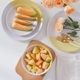 thumbnail image 5 of Stone Lain Lizzy Stoneware 12-Piece Round Dinnerware Set, Yellow, CB, 5 of 9