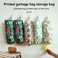 thumbnail image 2 of Anvazise Plastic Bag Holder Printing High Capacity Multi-use Waterproof Elastic Mouth Closure Storage Washable Wall Mounted Grocery Bag Holder for Home Style A, 2 of 13