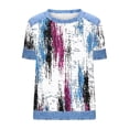 thumbnail image 5 of Haivin Womens Summer Loose Shirts Short Sleeve Tops, 5 of 5