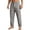 Gray-03, variant on Men's Cargo Straight-Leg Pants, Side Patch Pockets & Roll-Up Hem, Casual Daily Wear