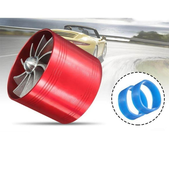 Xingzhi Air Intake Turbo Turbocharger Fuel Gas Saver Fan Red