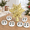 Yellow, variant on Yellow 360° Rotating Projector Christmas Snowflake Tree Topper with 6 Pattern Cards