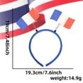 thumbnail image 2 of Soccer Fans Party Decor Mini Flag Headband, Adjustable Elastic Comfortable Headband for Sports Events, Cheerleading, Festive Gatherings, 2 of 2
