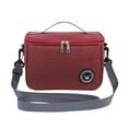 thumbnail image 2 of 2025 New Items Savings Up to 50% off Clear! Portable Lunchbox Bag Aluminum Foil Thickened Lunchbox Insulated Lunch Bag Lunch Bag Cloth Bento Bag Worker Lunch Bag - Red, 2 of 6