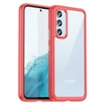 thumbnail image 1 of Dteck for Samsung Galaxy A54 5G Case, Shockproof Advanced Soft TPU Bumper Hard Clear PC Back Slim Fit Anti-Scratch Lightweight Protective Cover, Red, 1 of 8