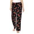 thumbnail image 1 of Fotbe Watermelon Pantalones de Pijama para Mujer, Pantalones de Dormir, Pantalones Pj con Cordón y Bolsillos-XX-Large, 1 of 6