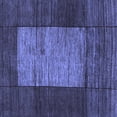 thumbnail image 1 of Ahgly Company Indoor Square Abstract Blue Contemporary Area Rugs, 8' Square, 1 of 4