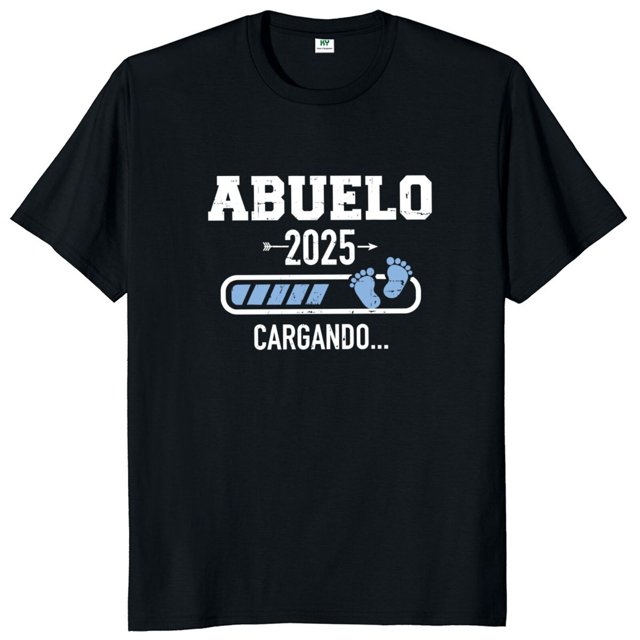 Camiseta Abuelo Future Grandpa regalo manga corta algodón suave Unisex cuello redondo camisetas casuales tamaño UE