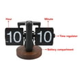 thumbnail image 3 of Retro Flip Down Clock, Flip Desk Clock, Vintage Design Auto Flip Mechanical Gear Table Clock, Large Number, Battery Powered, for Home, Office, 3 of 7
