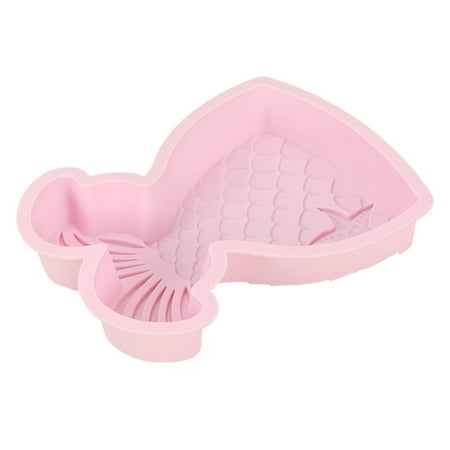 

Goxfaca Fondant Baking Mould | Silicone Mermaid Tail Christmas Candy Moulds | Baking Christmas Party Desserts DIY Cake Molds for Home-Made Jelly Cake Pudding Random Color