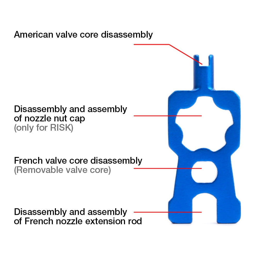 French American Air Nozzle Wrench Valve Core Tool Bicycle Nozzle Tool