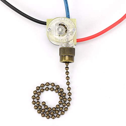 Zing Ear Ze 110 Ceiling Fan Light Switch Replacement Lamp Pull Chain 3 Wire Compatible With Hunter Fans Bronze Com Zing Ear Ze 110 Ceiling Fan Light, Replace Pull String On Ceiling Fan Light