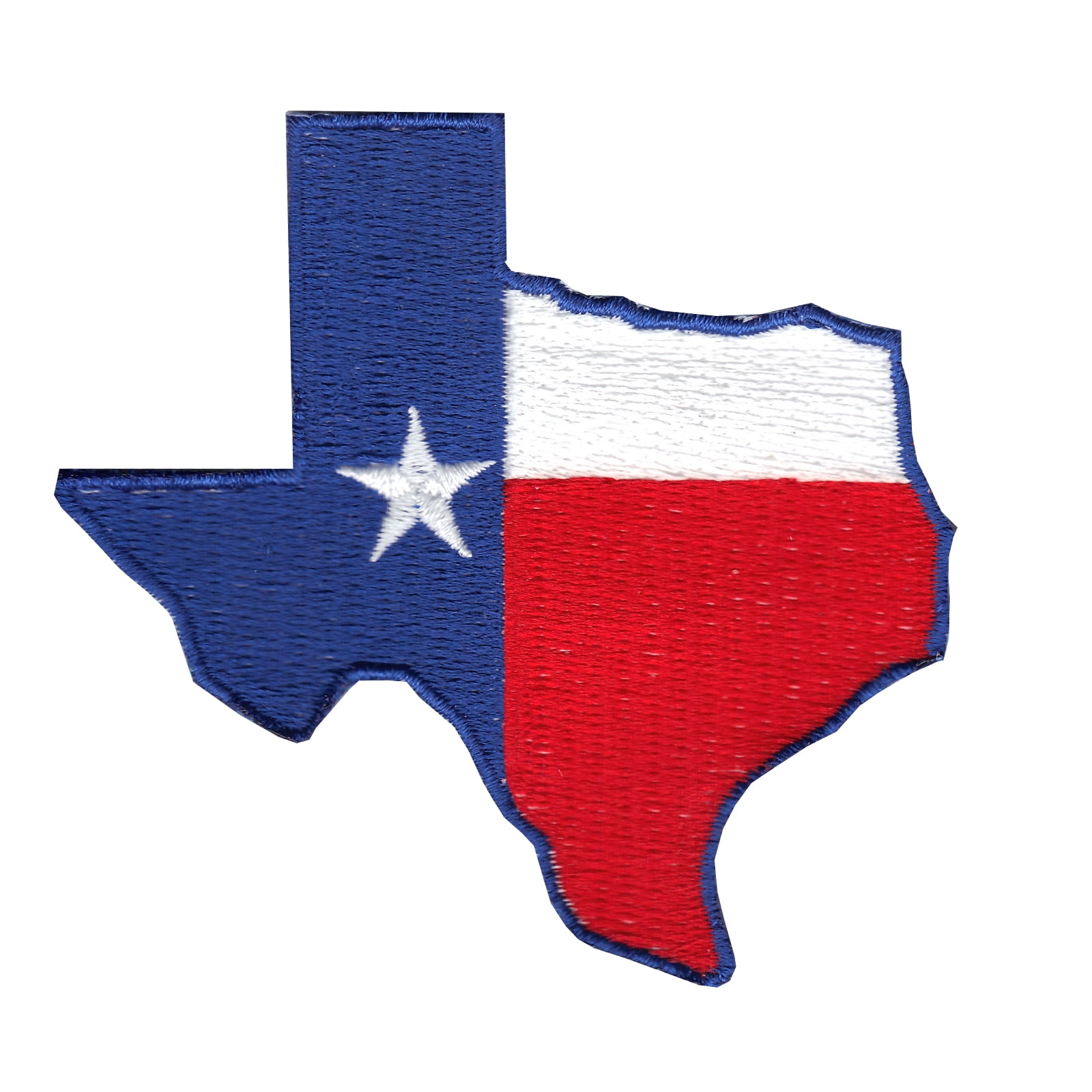 Texas Flag State Iron On Applique Patch - Walmart.com - Walmart.com