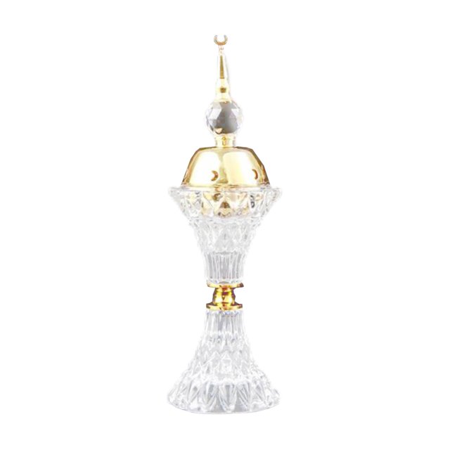 Quemador , quemador de de cristal para decoración de oficina y hogar, quemador de para meditación, adorno de aromaterapia de D Baoblaze Quemador de incienso de cristal